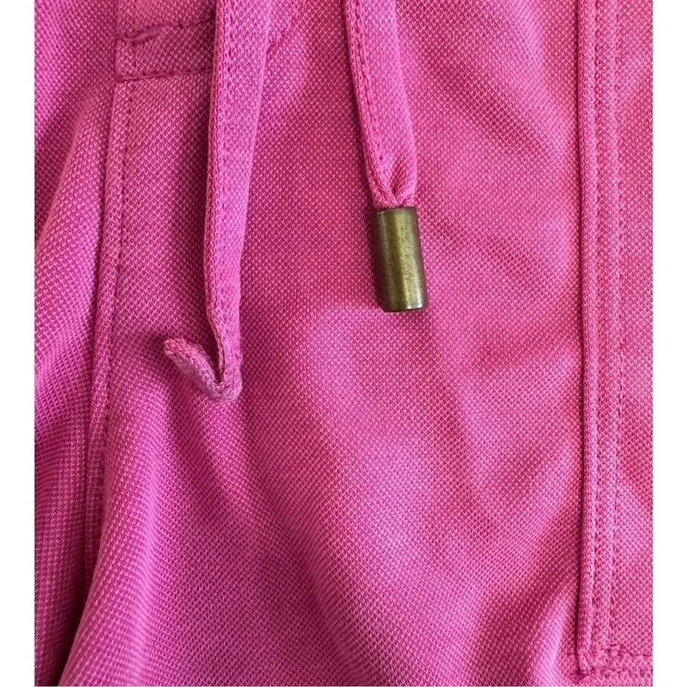 Lou & Grey Magenta Pink High Waisted Drawstring Lounge Shorts with Pockets Sz XS